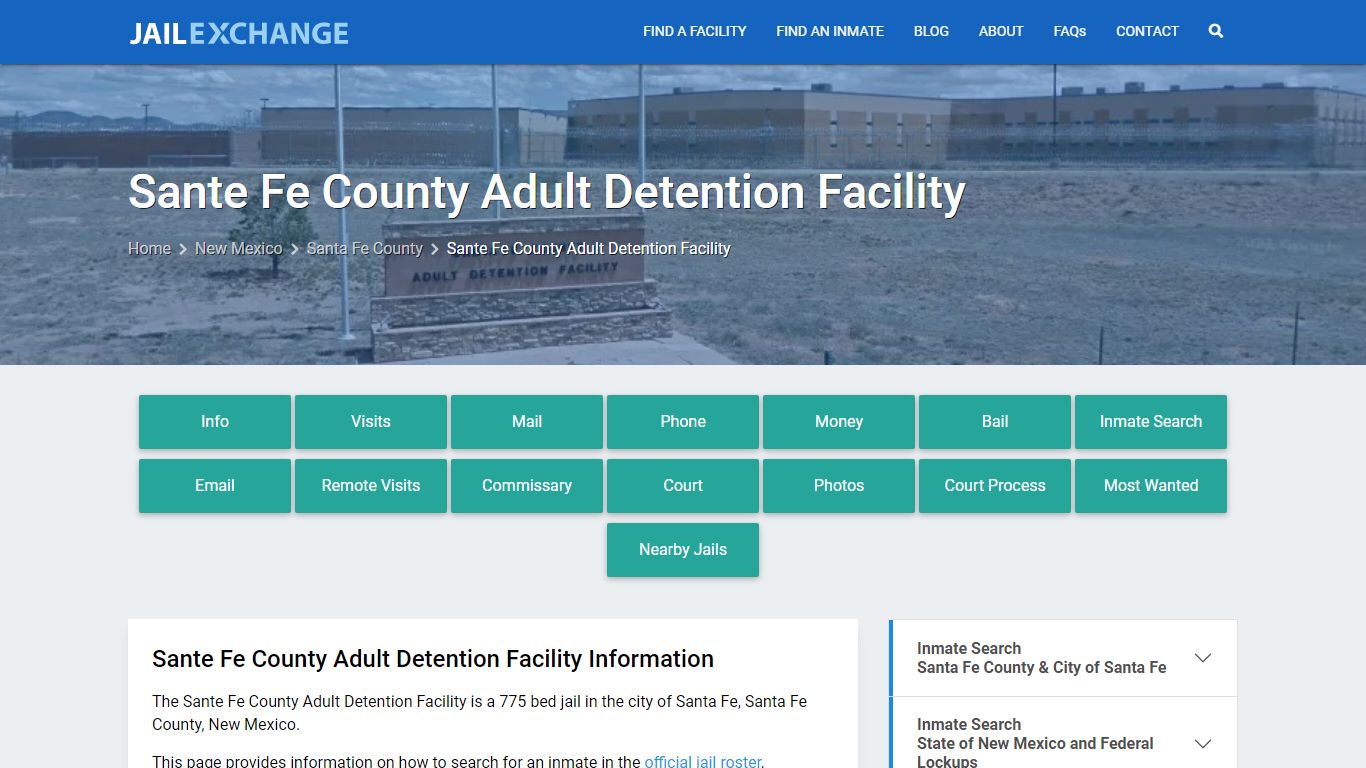 Sante Fe County Adult Detention Facility - Jail Exchange